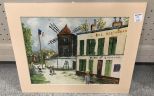 Vintage Village Print