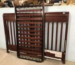 Modern Cherry Baby Crib