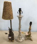 Three Decorative Lamps