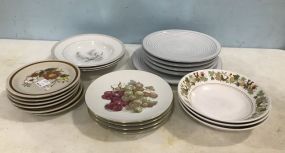 Group of Pottery Plates