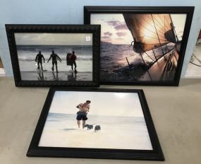 Three Sailing and Beach Photographs