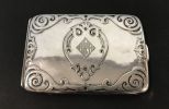 Large Sterling Edwardian Calling Card Case