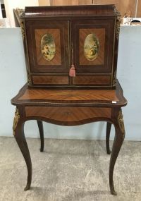 French Empire Two Piece Writing Secretary Desk