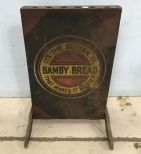 Bamby Bread Advertisement Broom Stand