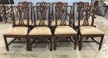 Eight Henredon Chippendale Style Dining Chairs