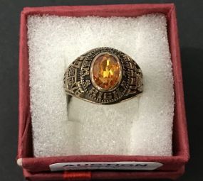 1976 High School Class Ring Marked 10 K Gold