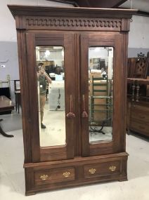Antique Double Door Armoire