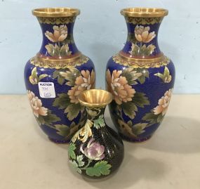 Chinese Cloisonne Vases