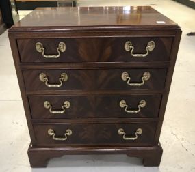 Chippendale Style Burl Commode Night Stand