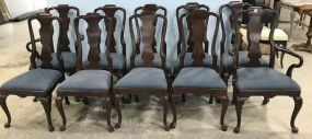 Ten Vintage Queen Anne Dining Chairs