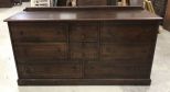 Vintage Mahogany Double Dresser