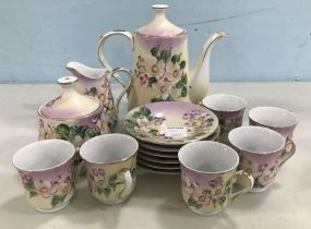Hand Painted Limoge Porcelain Tea Set