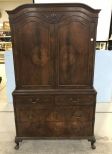 Antique Walnut Queen Anne Cabinet