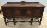 Vintage Depression Era Walnut Buffet