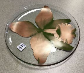 Annie Glass 32/32 Leaf Plate