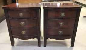 Pair of Mahogany Duncan Phyfe Commode Night Stands