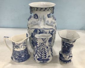 Modern Blue and White Pottery