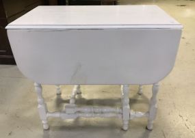 White Painted Gate Leg Table