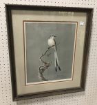 Scissor Tailed Flycatcher Lithograph by Anne Worsham Richardson