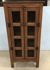 Two Door Pine Kitchen Cabinet