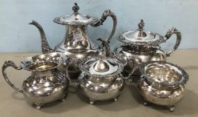 Ascot Sheffield Design Reproduction by Community Silver Plate Tea Set