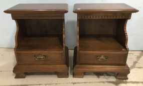 Pair of Ethan Allen Early American Style Night Stands