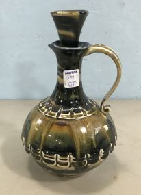 St. Helen's Signed Pottery Decanter