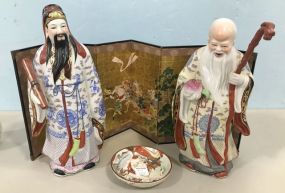 Group of Asian Collectibles and Decor