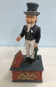 Uncle Sam Vintage Money Bank