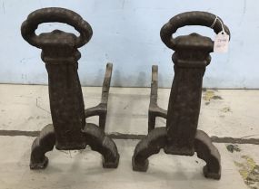 Pair of Old Andirons