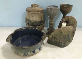 Group of Stoneware Pottery