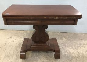 Antique Empire Style Game Table