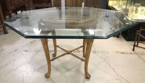 Polygon Glass Top Table