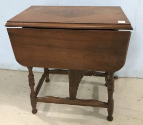 Vintage Small Drop Leaf Accent Table