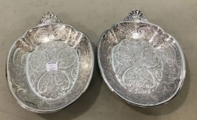 Two Ornate English Dishes