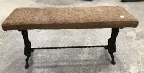 Antique Iron Window Bench