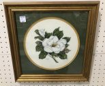 Cross Stitch Magnolia Signed