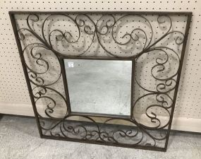 Modern Rustic Style Wall Mirror