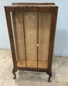 English Walnut Curio