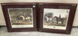 Pair of English Hunt Scene Prints