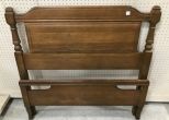 Vintage Oak Twin Bed