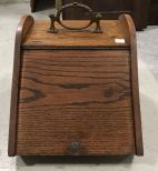 Early 20th Century Oak Coal Hod