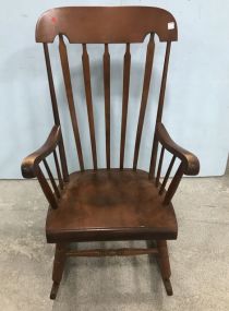 Cherry Colonial Style Rocker