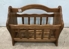 Centurion Oak Magazine Rack