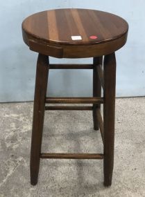 Vintage 1970's-80's Primitive Style Stool