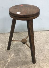 Small Oak Plant Stand