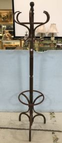 Cherry Coat/Hat Rack Stand