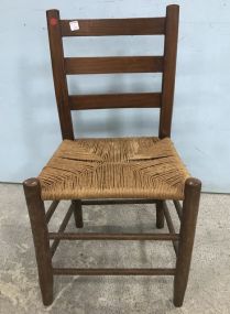 Small Primitive Slat Back Style Side Chair
