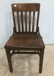 Cherry Slat Back Desk Chair