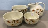 Hall's Pottery Kitchen Ware Bowls